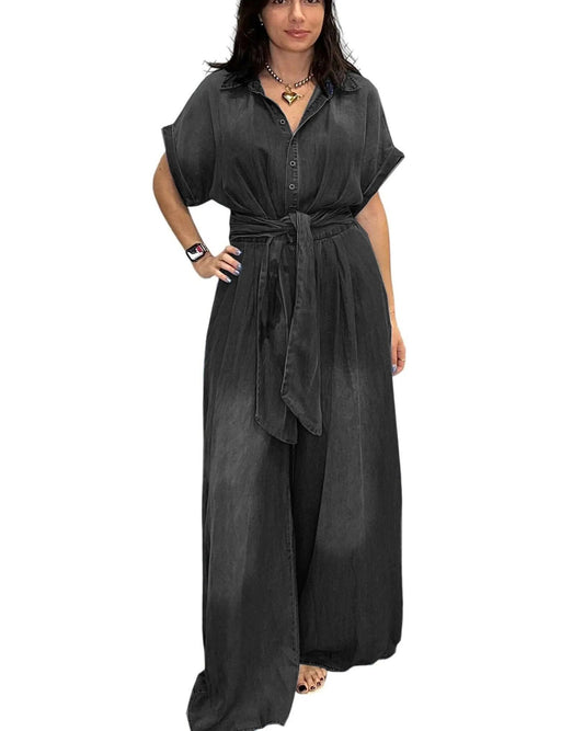 Chic Denim Jumpsuit