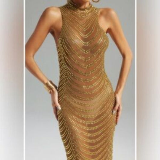 Diamond Mesh Dress