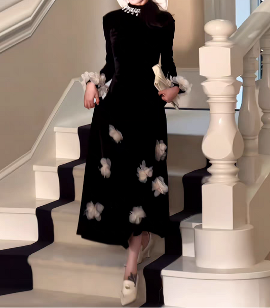 Chic Pleated Sweater Dress