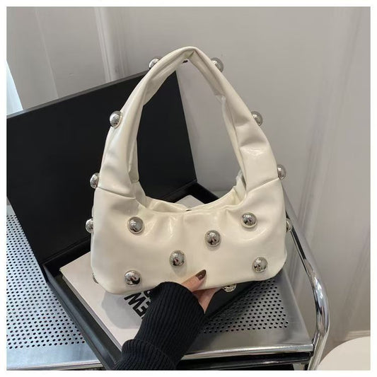 Chic Studded Shoulder Bag