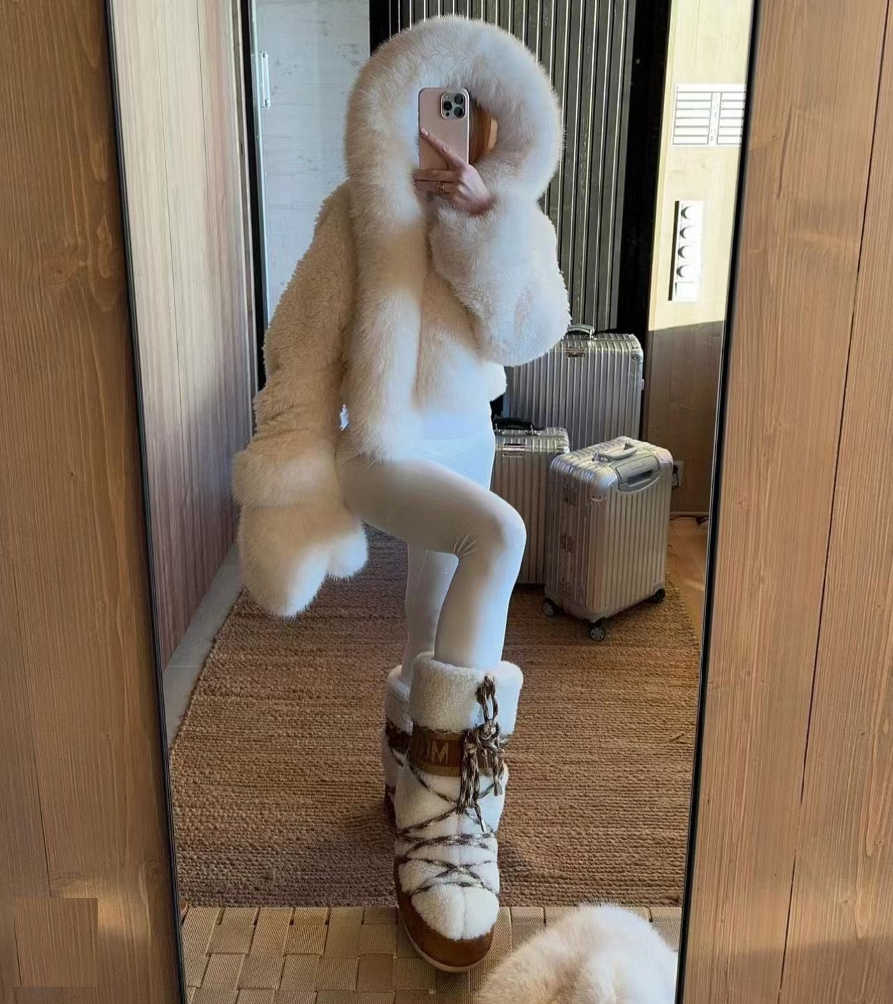 Cozy Chic Faux Fur Jacket