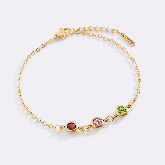 Elegant Birthstone Bracelet