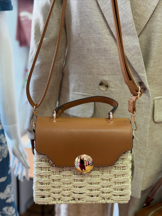 Chic Handwoven Crossbody Bag