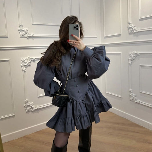 Stylish Ruffle Skirt Set