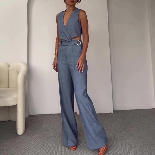 Cool V-Neck Summer Set