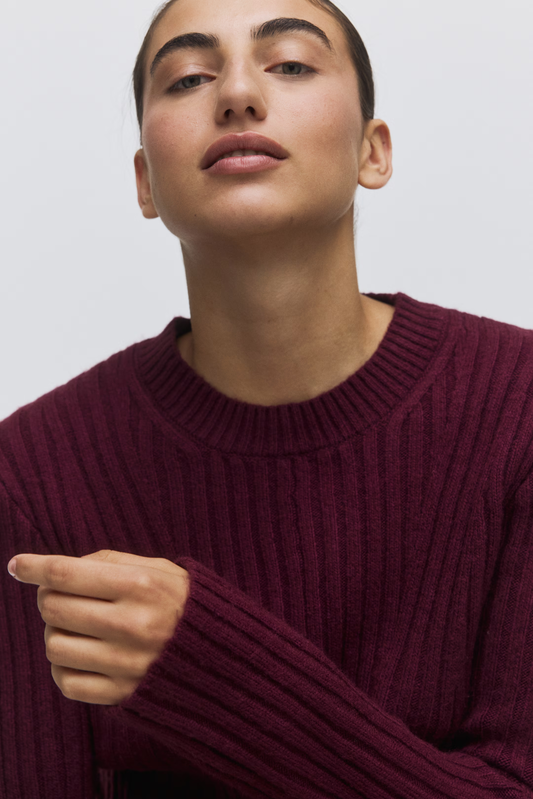 Cozy Knit A-Line Dress