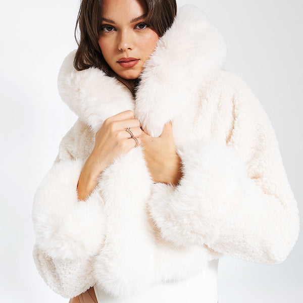 Cozy Chic Faux Fur Jacket
