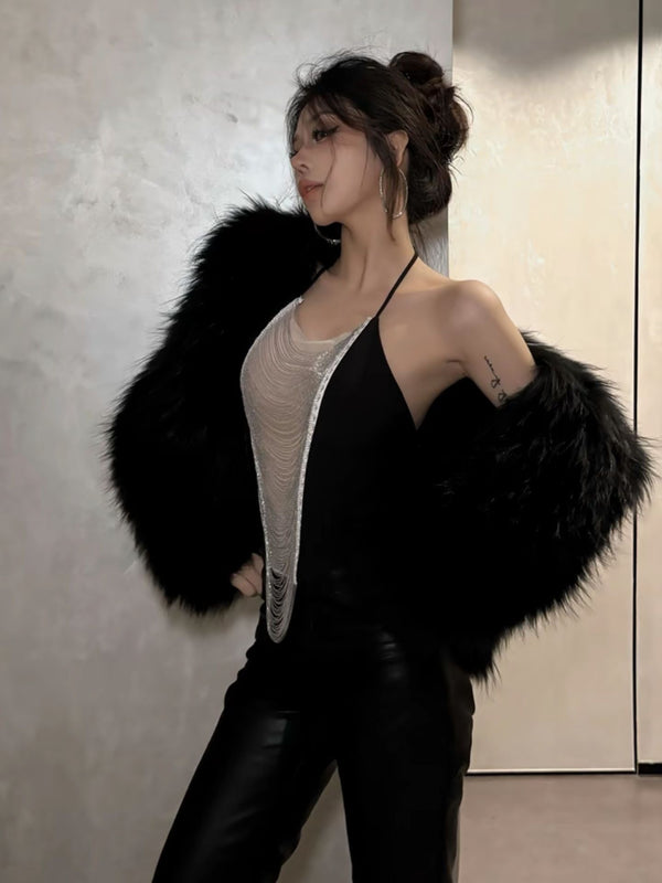 Chic Curves Suspender Skirt