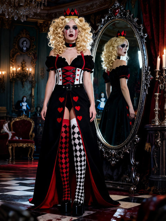 Regal Red Queen Gown