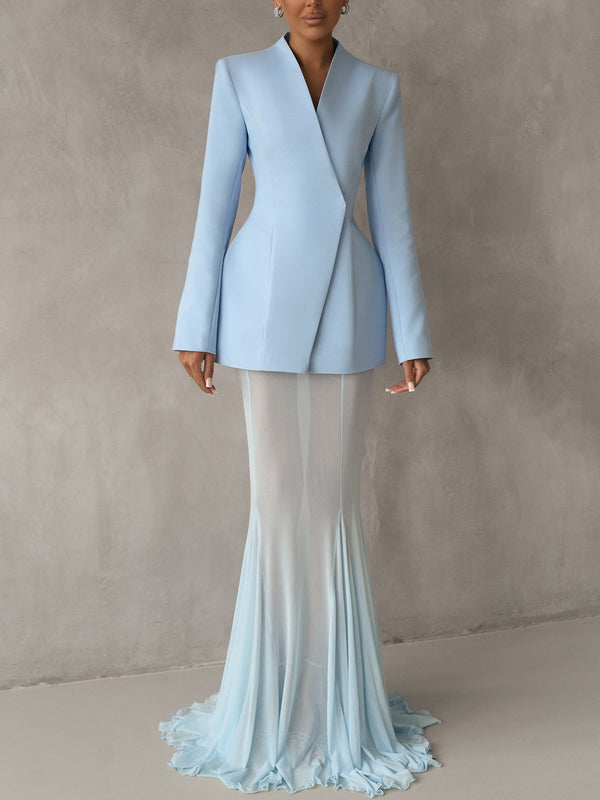 Stylish Jacket and Skirt Set