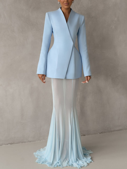 Stylish Jacket and Skirt Set