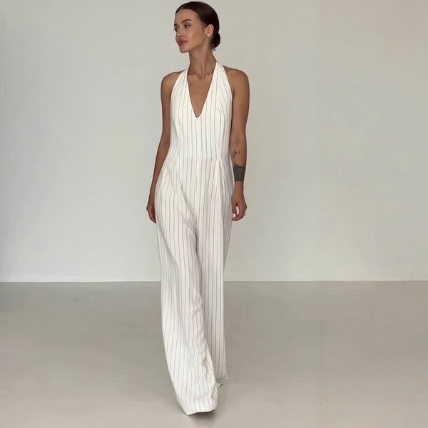 Elegant Striped Jumpsuit