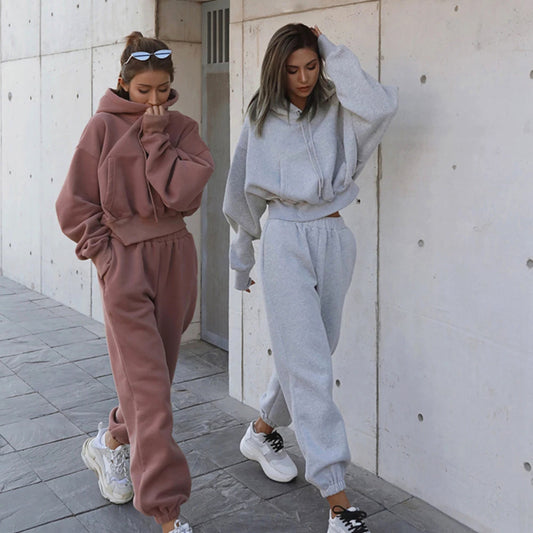 Women's Cozy Hooded Tracksuit