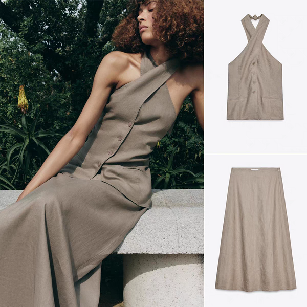 Chic Halter Suit Set