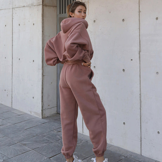 Women's Cozy Hooded Tracksuit