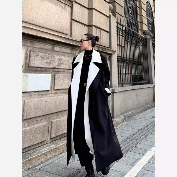 Chic Olive Wrap Coat