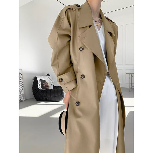 Elegant Women's Windbreaker Coat
