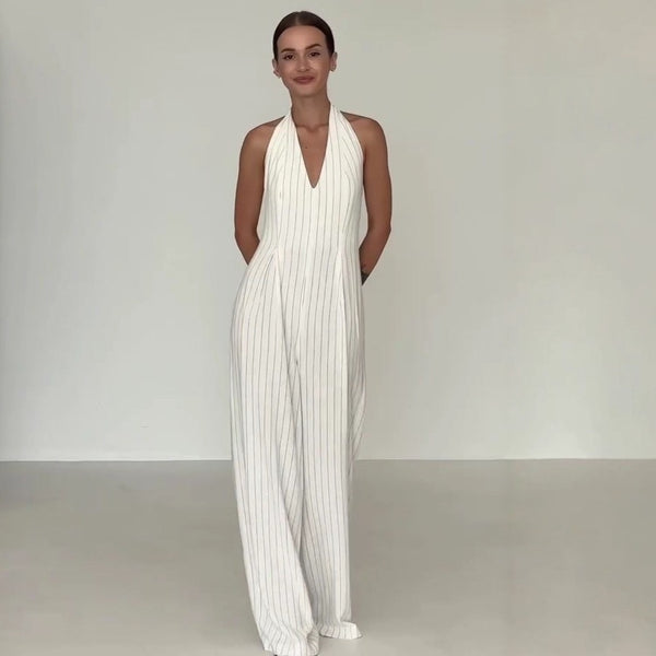 Elegant Striped Jumpsuit