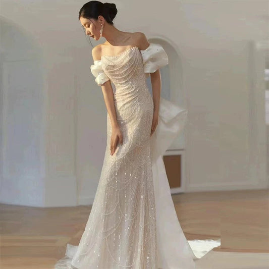 Sequin Mermaid Gala Evening Gown