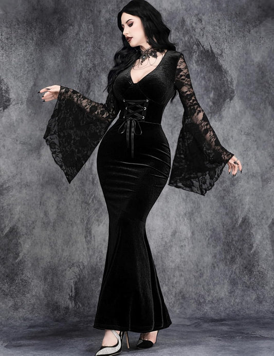 Gothic Elegance Witch Dress