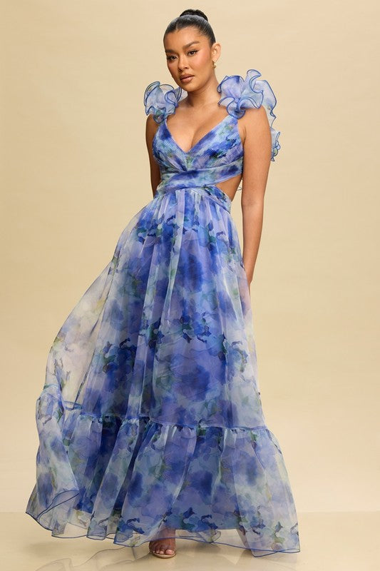 Ethereal Ruffle Gown