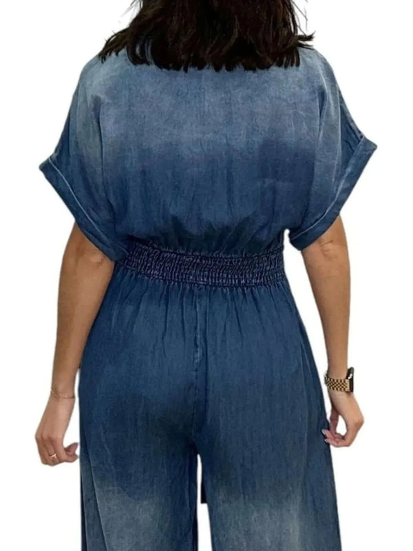 Chic Denim Jumpsuit