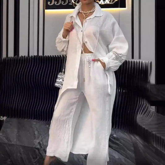 Chic Lace Cuff Women's Outfit