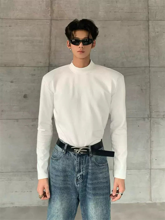 Everyday Structured Mock Neck Sweater