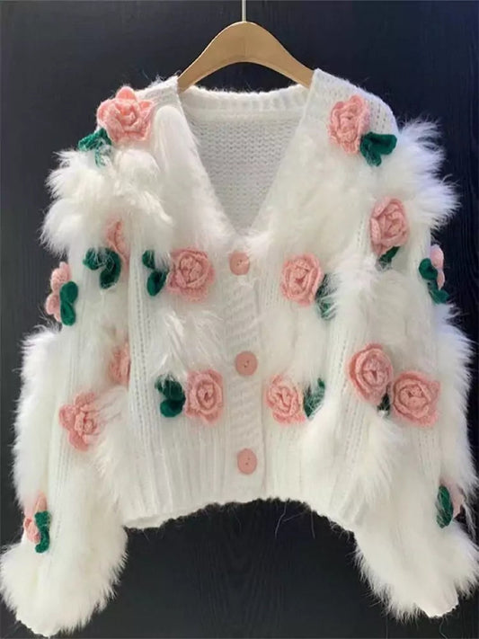 Charming Rose Cardigan