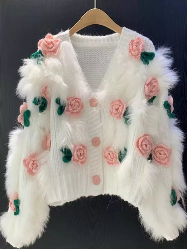Charming Rose Cardigan