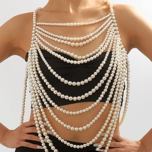 Glam Pearl Body Chain