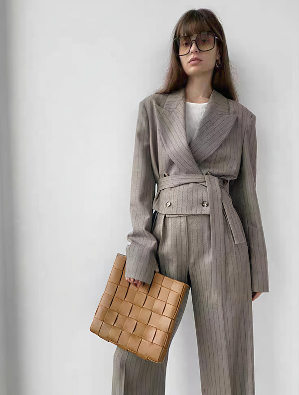 Classic Gray Suit Ensemble