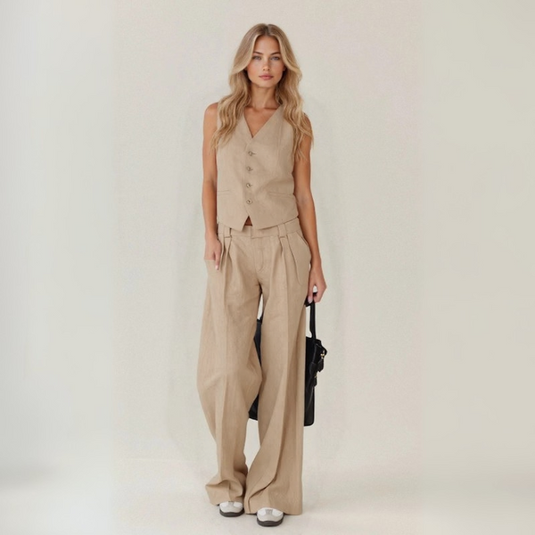 Natural Linen Comfort Set