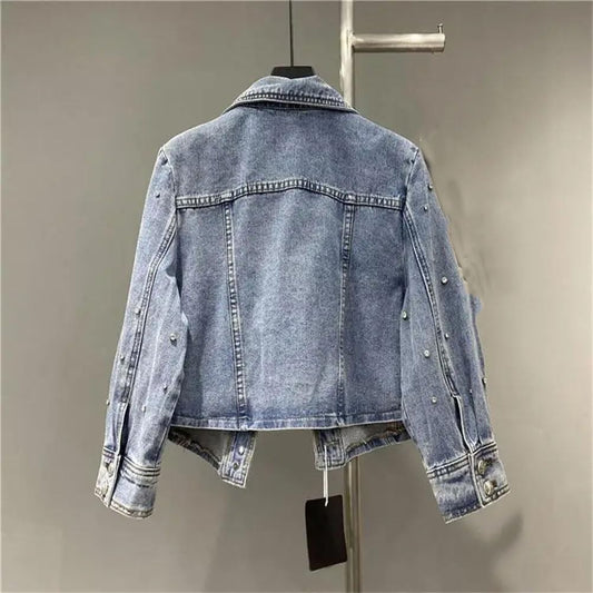 Sparkling Denim Glam Jacket