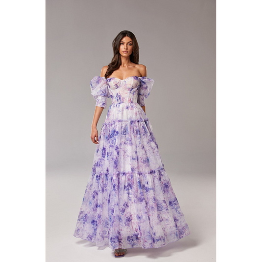 Floral Symphony Maxi Dress