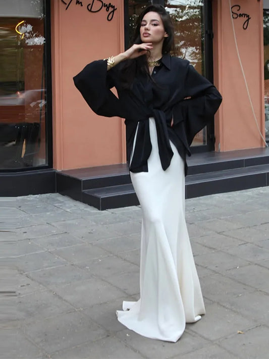 Chic Blouse & Skirt Set