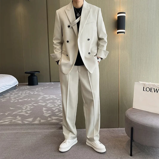 Chic Ivory Men's Suit Set