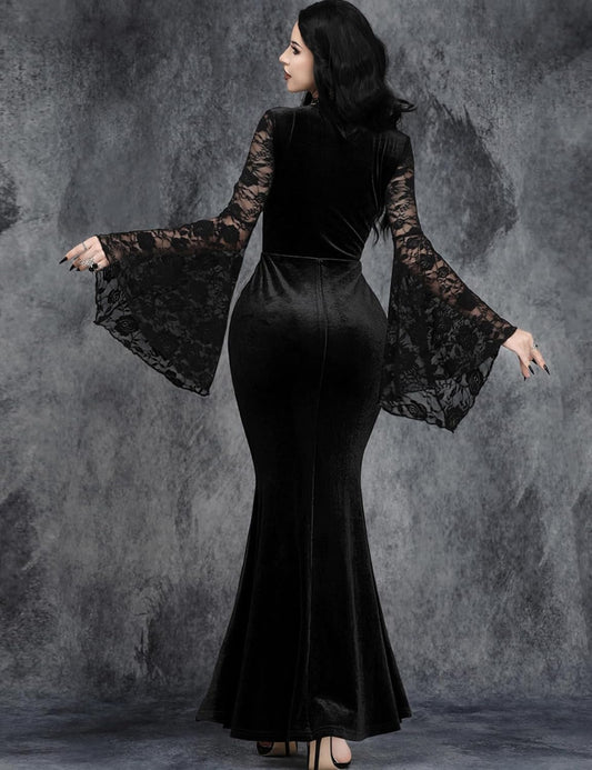 Gothic Elegance Witch Dress