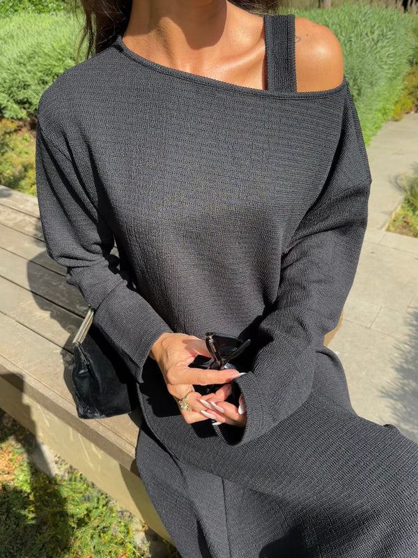 Stylish Knit Dress Set