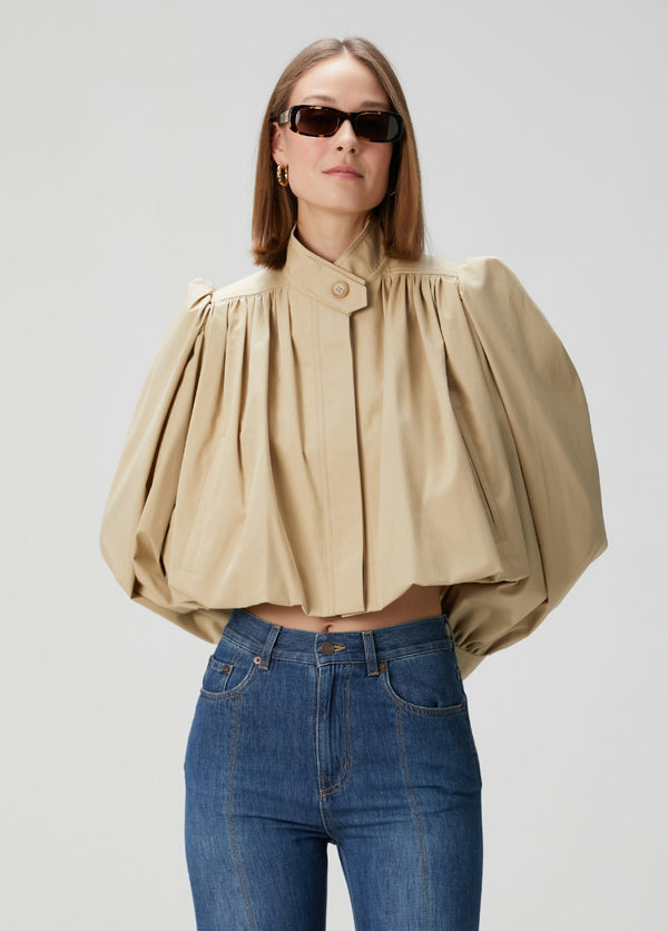 Chic Cropped Trench Coat