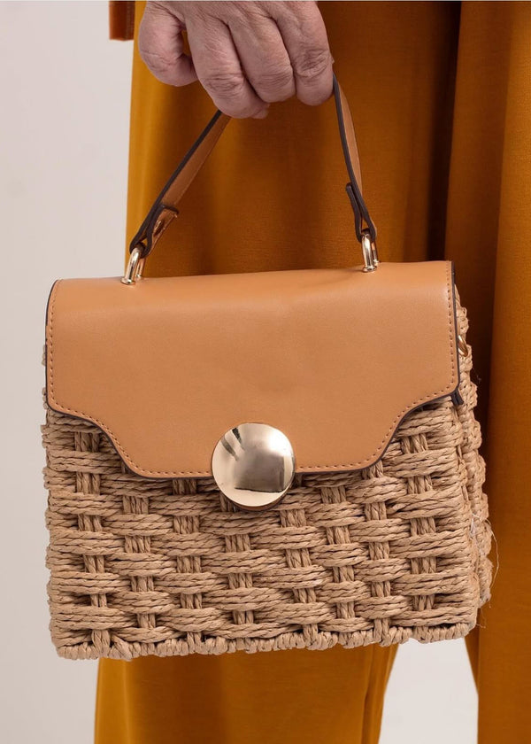 Chic Handwoven Crossbody Bag