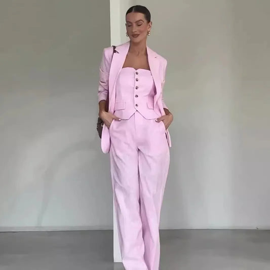 Chic three-Piece Office Set