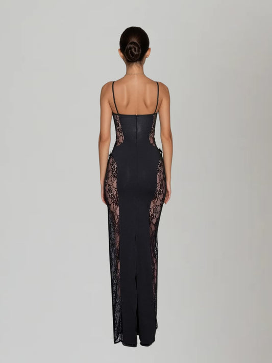 Elegant Lace Evening Gown